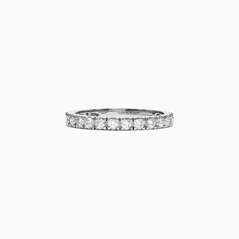 Pave Classica 14K White Gold Diamond Band, 0.65 TCW