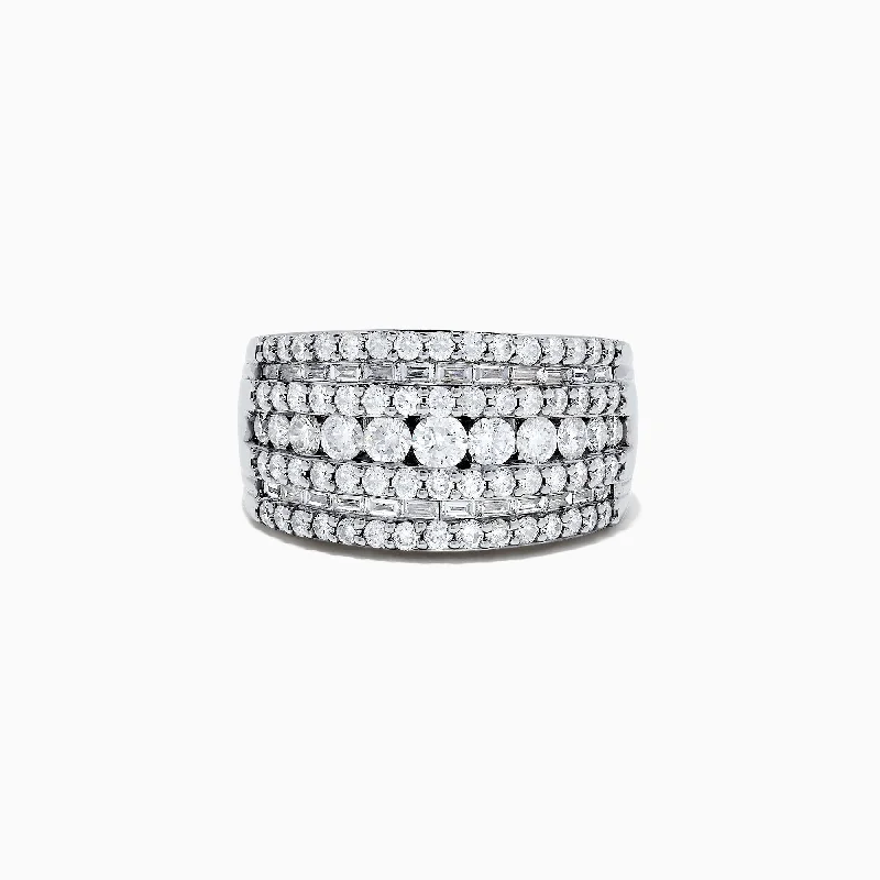 Pave Classica 14K White Gold Diamond Ring, 1.99 TCW