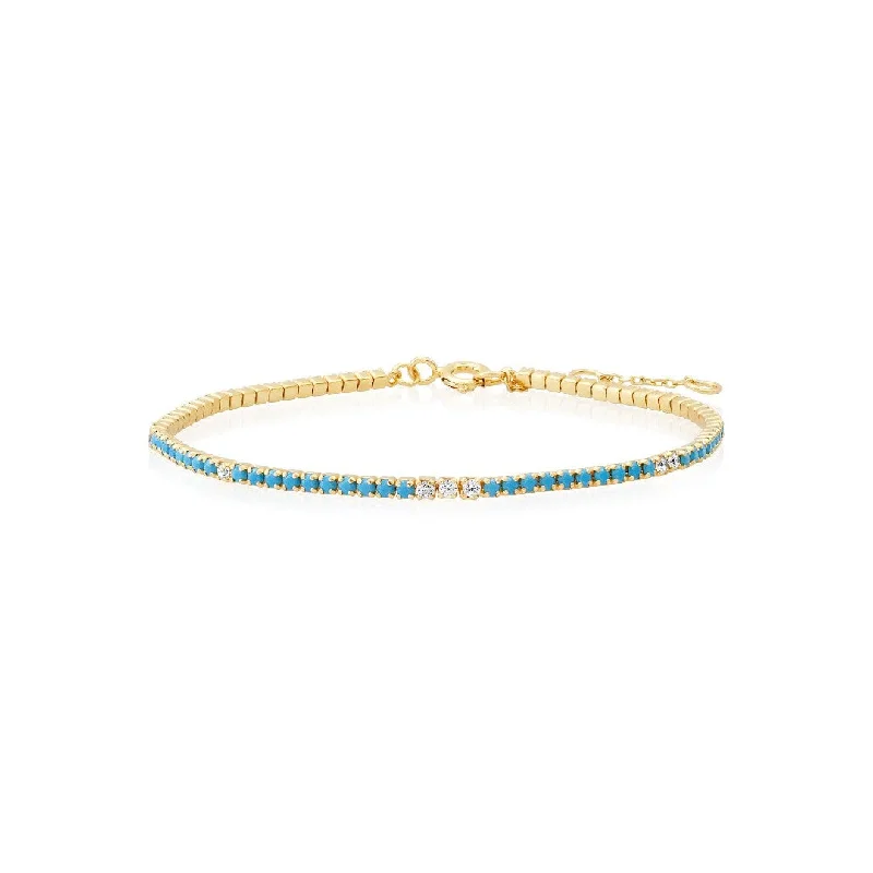 Turquoise Tennis Bracelet