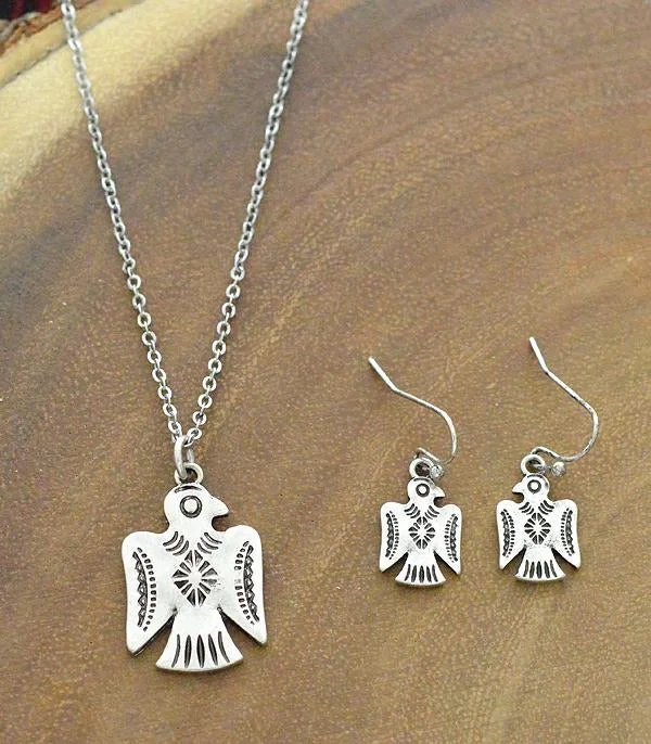 Thunderbird Necklace & Earring Set