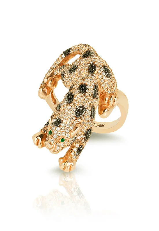 Signature Yellow Gold Diamond & Emerald Ring, 1.52 TCW